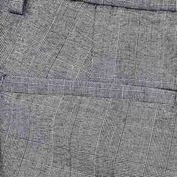 Talbots Women's Grey Plaid Cambridge Trousers, Size 8 - Picture 8 of 13